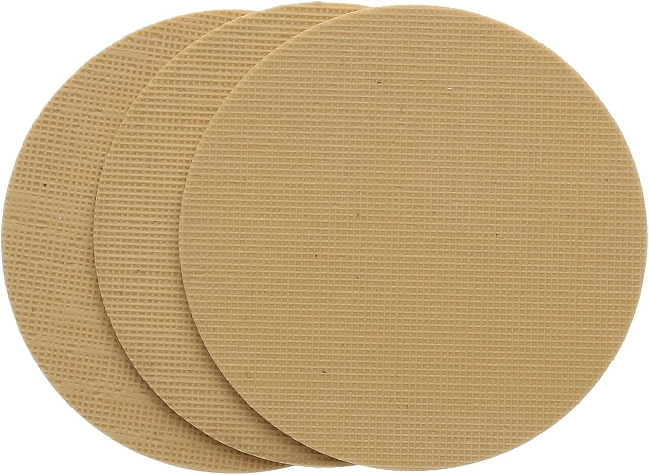 The Beadsmith Needle Puller – Basic Elements – Rubber Disc Grabs Needles to Pull Through Sewing Leather, Heavy Weight Material and Multiple Layers of Fabric – Includes 3 Pieces